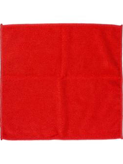 Салфетка хозяйственная из микрофибры универс 280г/м2 30х30см красн