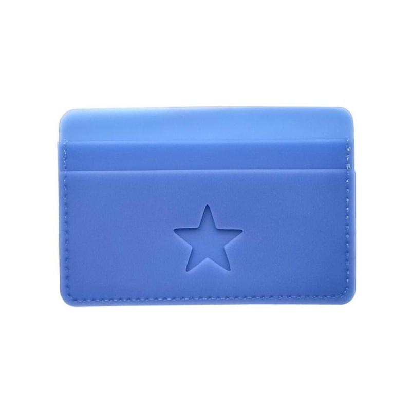 Обложка для проезд.билета Infolio Study,105х70мм,пластик,Solo,син.,ICH005