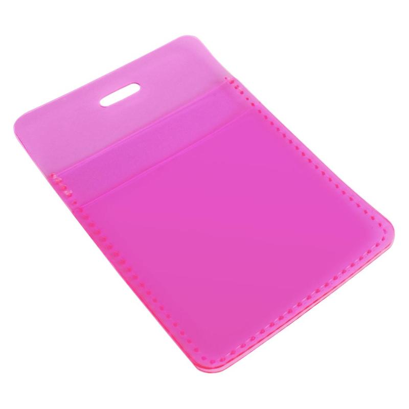 Обложка д/проезд.билета Infolio Study,70х110мм,пласт.,Neon,розов., ICH006