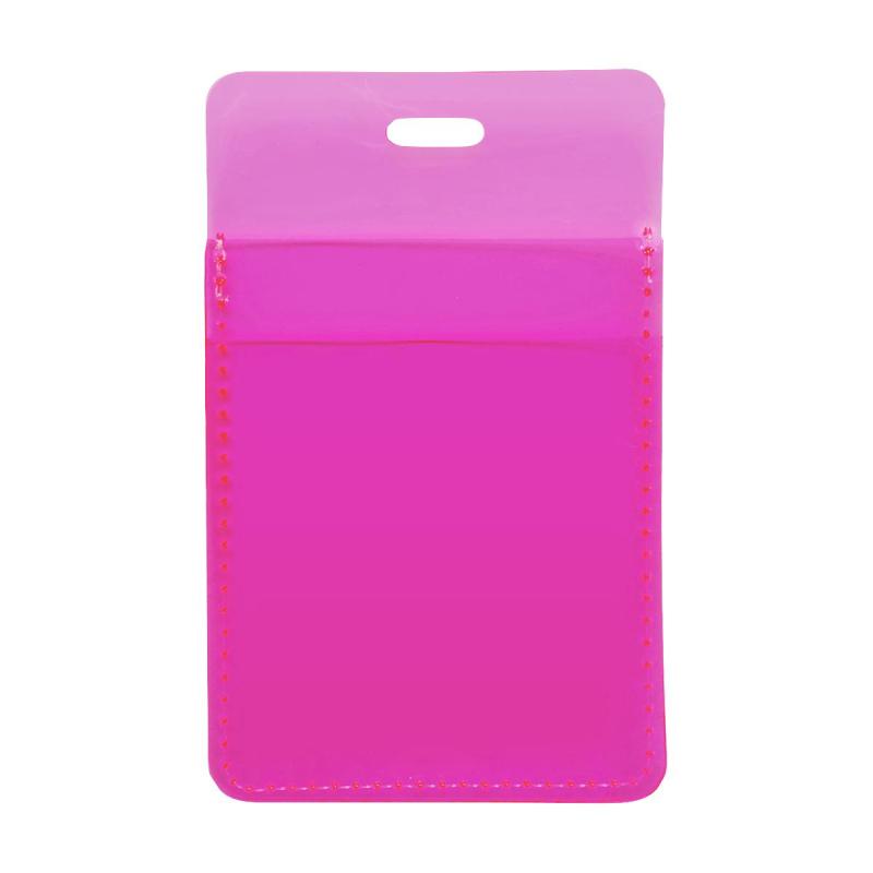 Обложка д/проезд.билета Infolio Study,70х110мм,пласт.,Neon,розов., ICH006