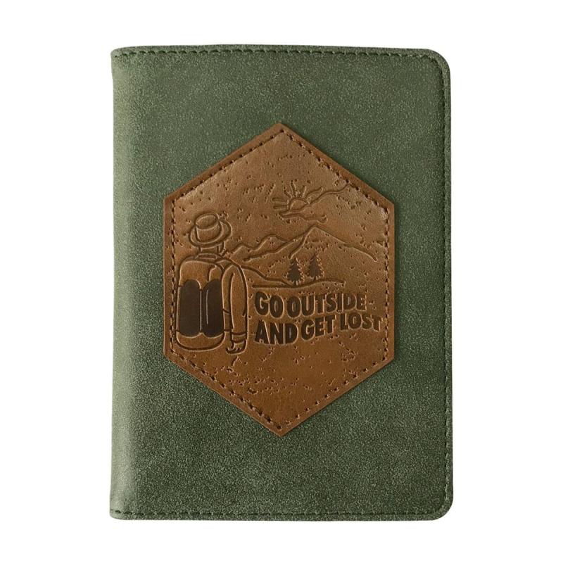 Обложка для автодокументов 10х13,5см,иск.кожа,Traveler,IDL039/green