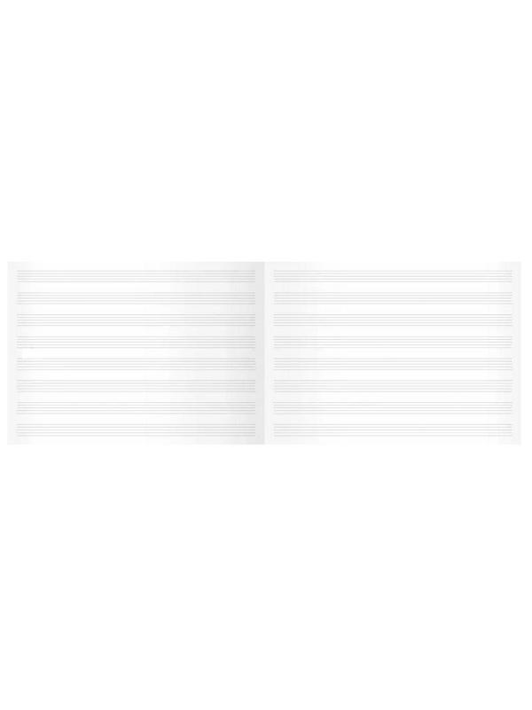 Тетрадь нотная 16л,А4,горизонтальная Музыкальное настроение ТН16М625/8