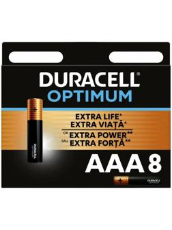 Батарейка Duracell 5014070 ААА алкалиновые 1,5v 8 шт./бл. LR03-8BL Optimum