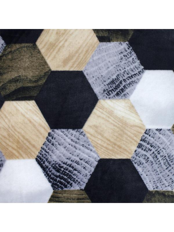 Покрывало Happy Family 180х220см, велсофт Соты 137992