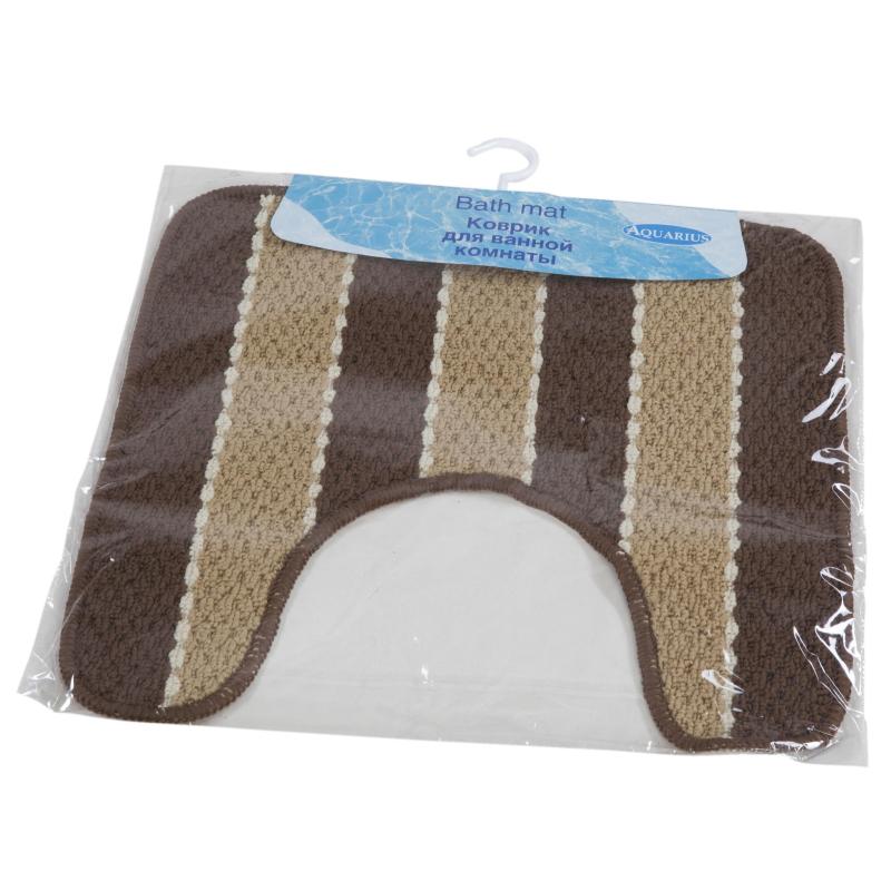 Коврик для ванной комнаты 50х50см BROWN, 69097