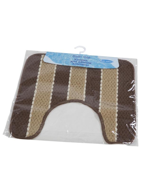 Коврик для ванной комнаты 50х50см BROWN, 69097