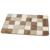 Коврик для ванной комнаты Шахматы 55х90см, цв. бежево-коричневый, 66610