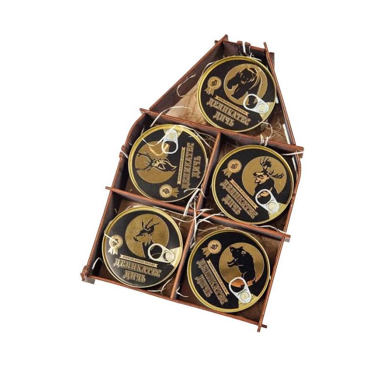 Набор подарочный продуктовый Деликатес Дичь Лесной домик