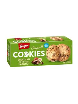 Печенье ORIGINAL COOKIES с кусочками шоколада и лесным орехом, 135г