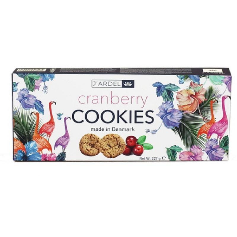 Печенье  Датское печенье с клюквой и овсяными хлопьями J'ARDEL 227г