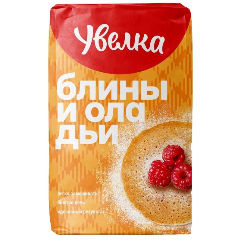 Мука Увелка для блинов и оладий, 1кгх5шт/уп
