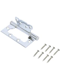 Петля _УЗК СТАНДАРТ 100х75х2,5мм 2BB CP накладная без врезки, хром (7106)