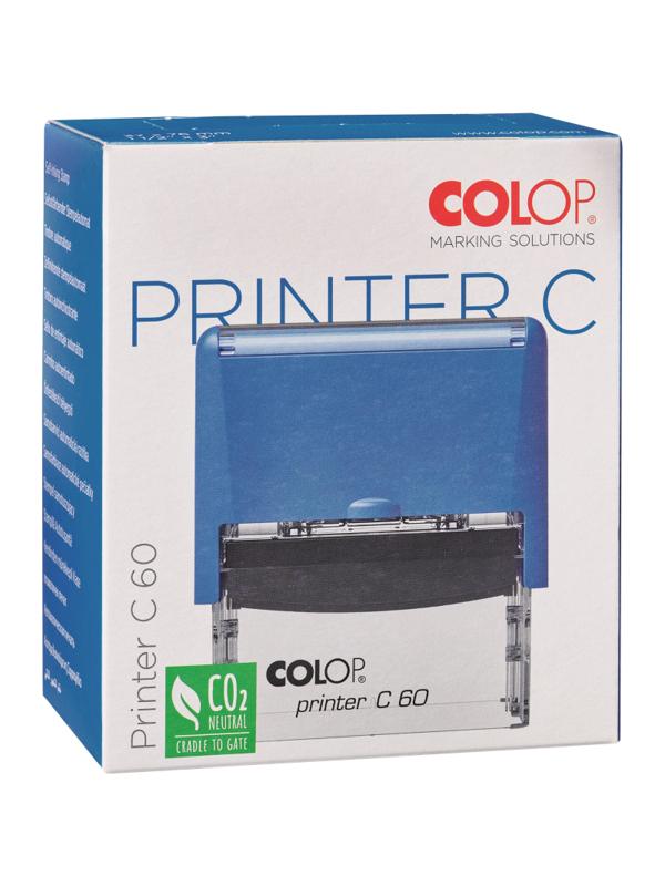 Оснастка для штампов NEW Printer C60 37x76мм пластик. корпус черный
