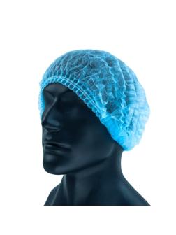 Шапочка мед. Шарлотта голубая, 50 шт/уп