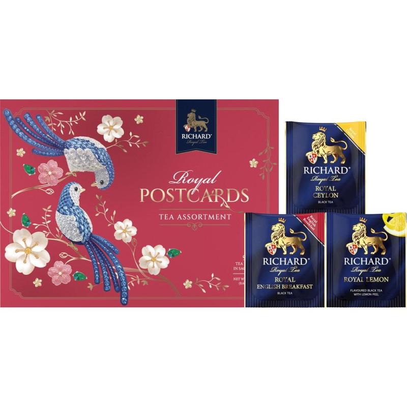 Чай Richard Royal Postcards Tea Assortment ассорти, 9пак(подар.)