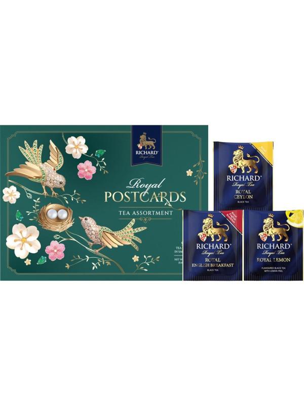 Чай Richard Royal Postcards Tea Assortment ассорти, 9пак(подар.)