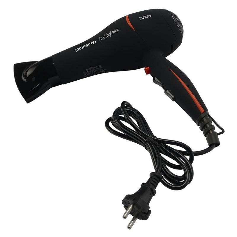 Фен POLARIS PHD 2038Ti, черный