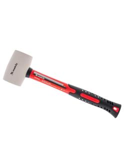 Киянка резиновая 225 г белая резина фибергласовая рукоятка Matrix 11195