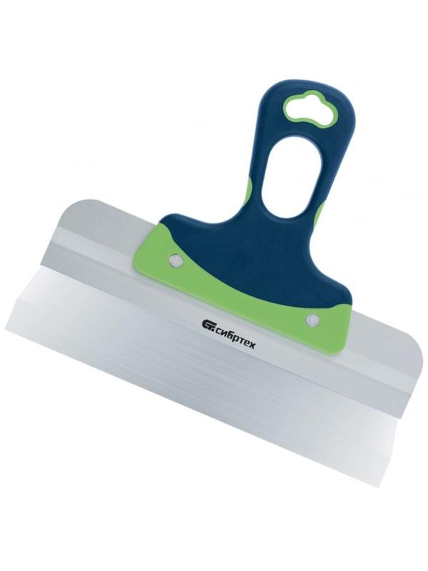 Шпатель фасадный 200 мм двухкомпонентная ручка нерж. сталь Сибртех 85573