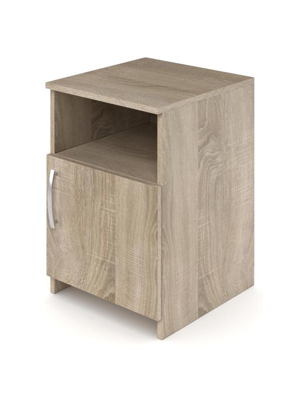 Мебель для общежитий MET_МДО Тумба с нишей и полкой дуб сонома