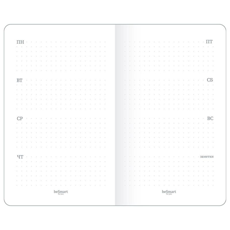 Расписание уроков планер BeSmart 48л скрепка недат 108х175мм,Silly N3145