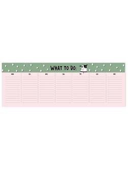 Расписание уроков планер BeSmart 28л склейка недат 105х297мм,Pets N3776