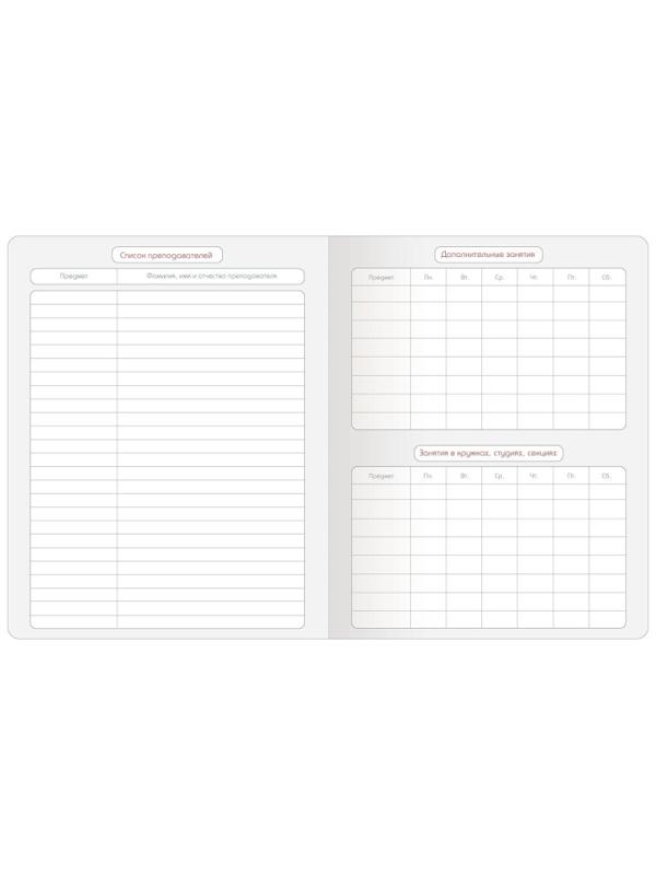 Дневник школьный для ст.класс Be Smart А5, 48 л. мягк.Terrazzo N3607