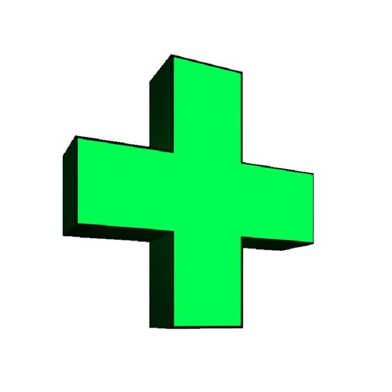 Панель световая Promega Крест 500х500мм односторонний