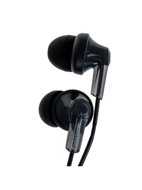 Наушники Panasonic RP-HJE118GUK, вкладыши канального типа, черный