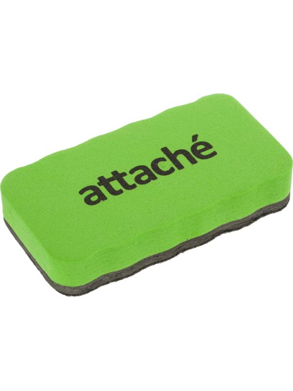 Губка-стиратель д. магнитно-маркерн.досок Attache Economy,магн,105x55мм,зел