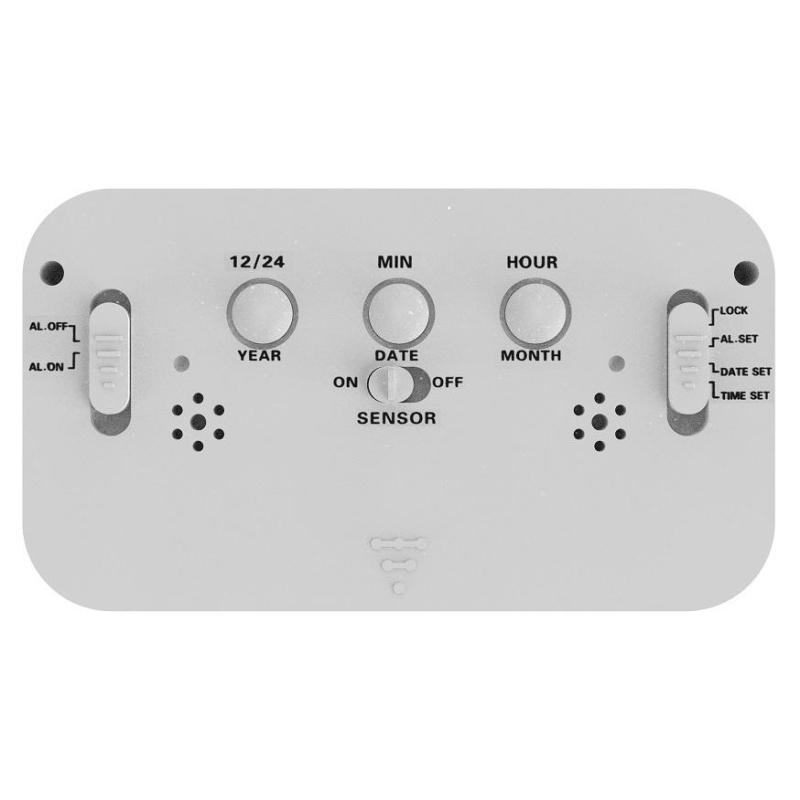 Часы-будильник Ritmix CAT-100 White