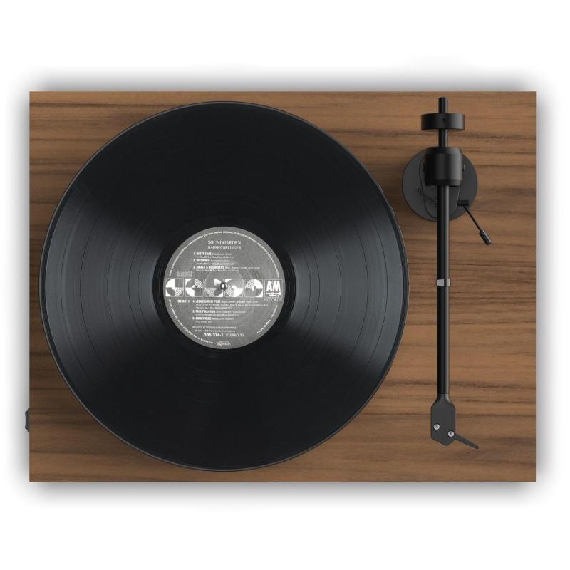Виниловый проигрыватель Pro-Ject E1 Walnut OM5e UNI