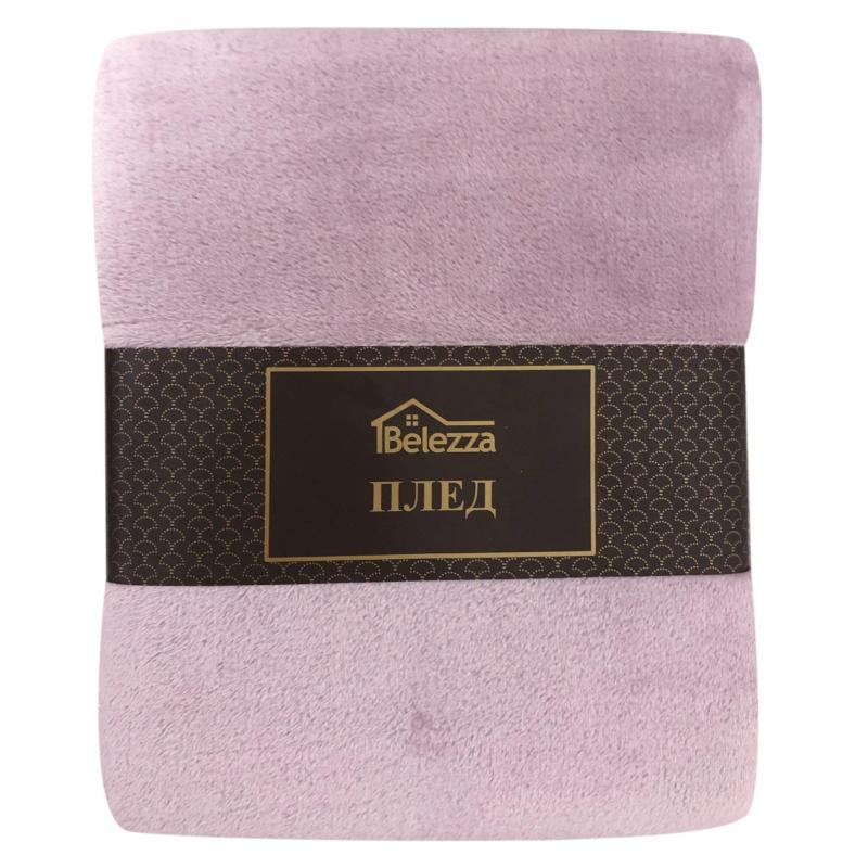 Плед микрофибра Plain светло-сиреневый 200х220см, 6143377