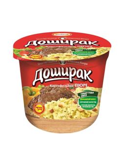 Картофельное пюре Доширак с мясом, 40гх24шт