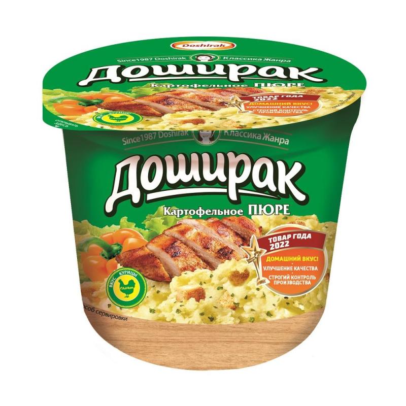 Картофельное пюре Доширак с курицей, 40гх24шт