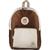 Рюкзак №1School  бежевый эмблема мишка