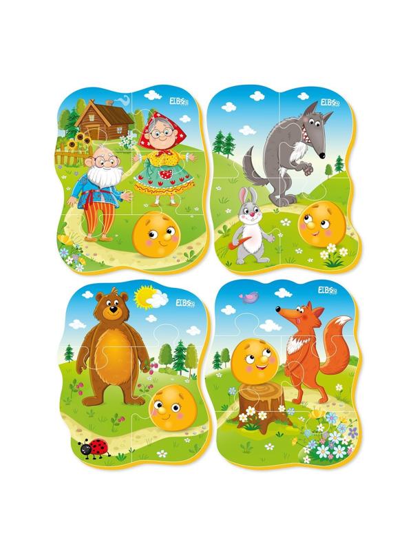 Мягкий пазл Колобок