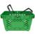 Корзина покупательская EVR_CLASSIC пластик., с 2-мя пл.ручками 20л.,зеленый