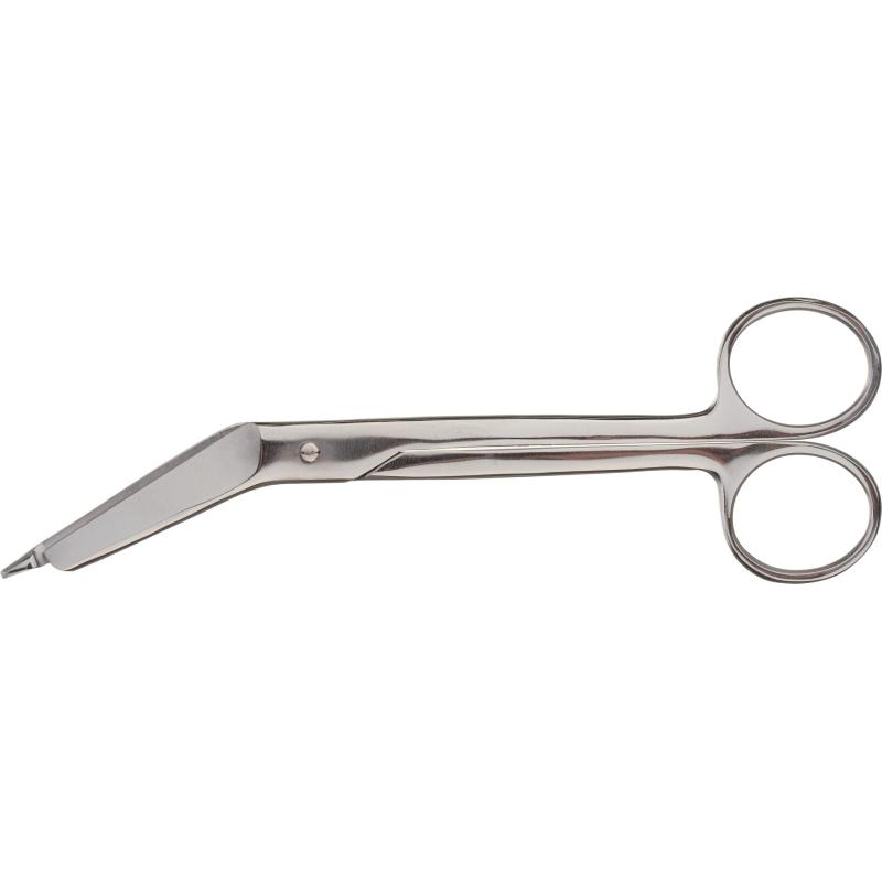 Ножницы для разрезания повязок с пуговкой гоизонт-изогнутые, 185 мм Н-230