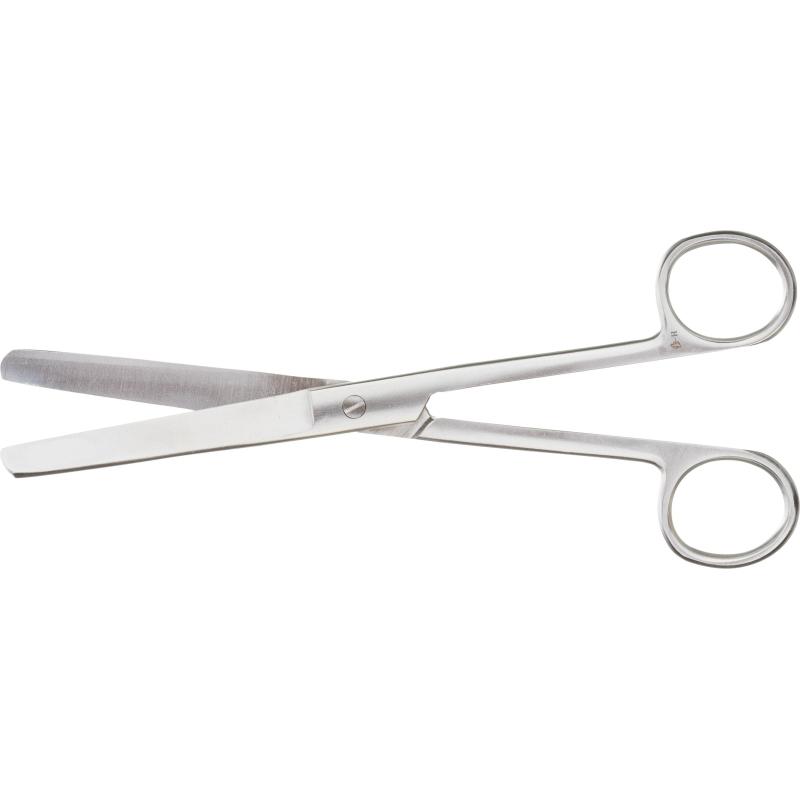 Ножницы тупоконечные вертикально-изогнутые, 170 мм Н-237