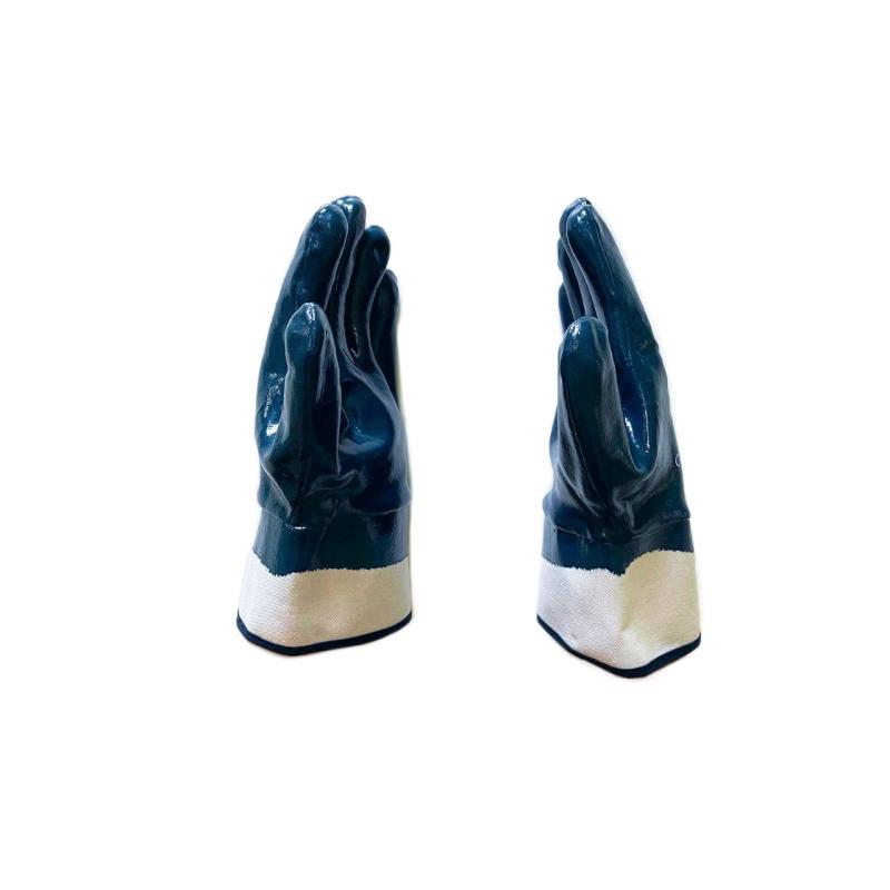 Перчатки защитные тройное нитриловое покрытие крага SCAFFA NBR4560 р.11