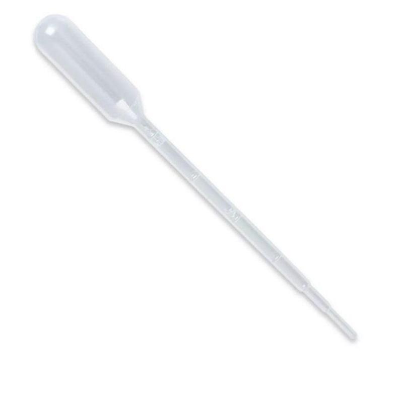 Пипетка Пастера 3мл, 155 ПЭ, град.,инд. уп., стер Китай 4320-0512 100 шт/уп