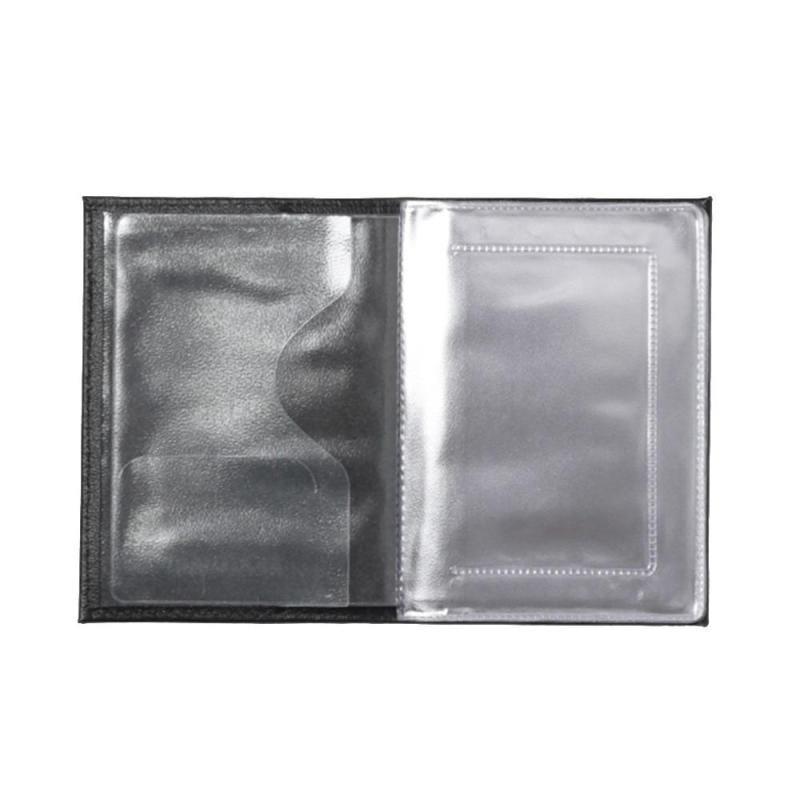 Обложка для автодокументов Галант кожа, черная, Av0530503