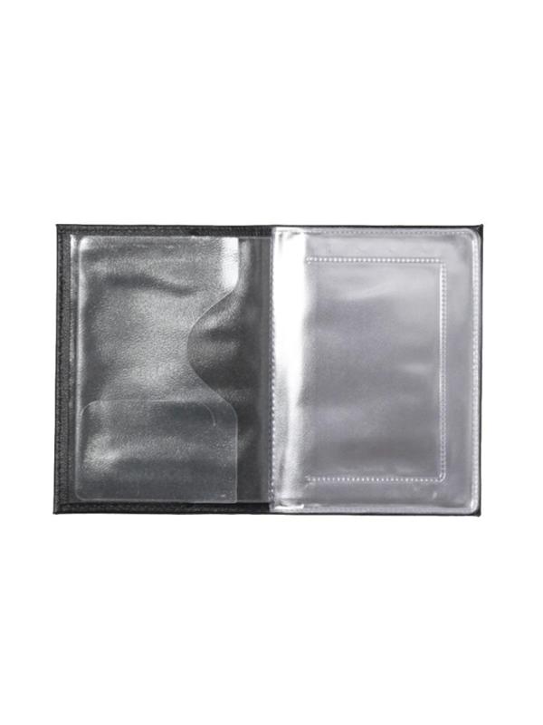 Обложка для автодокументов Галант кожа, черная, Av0530503