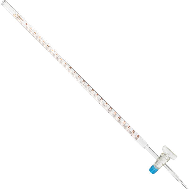 Бюретка 1-1-2-25-0,1 с краном,  ГОСТ 29251-91 Apexlab