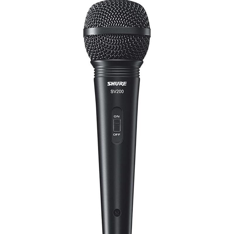 Микрофон Shure SV200-A, динамический, вокальный, кабель 4,5м, XLR-XLR, черн