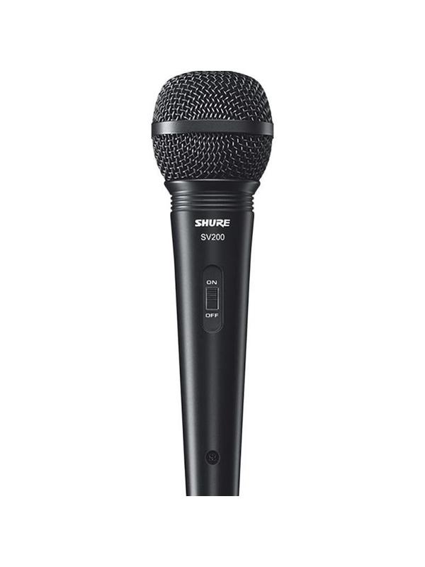 Микрофон Shure SV200-A, динамический, вокальный, кабель 4,5м, XLR-XLR, черн