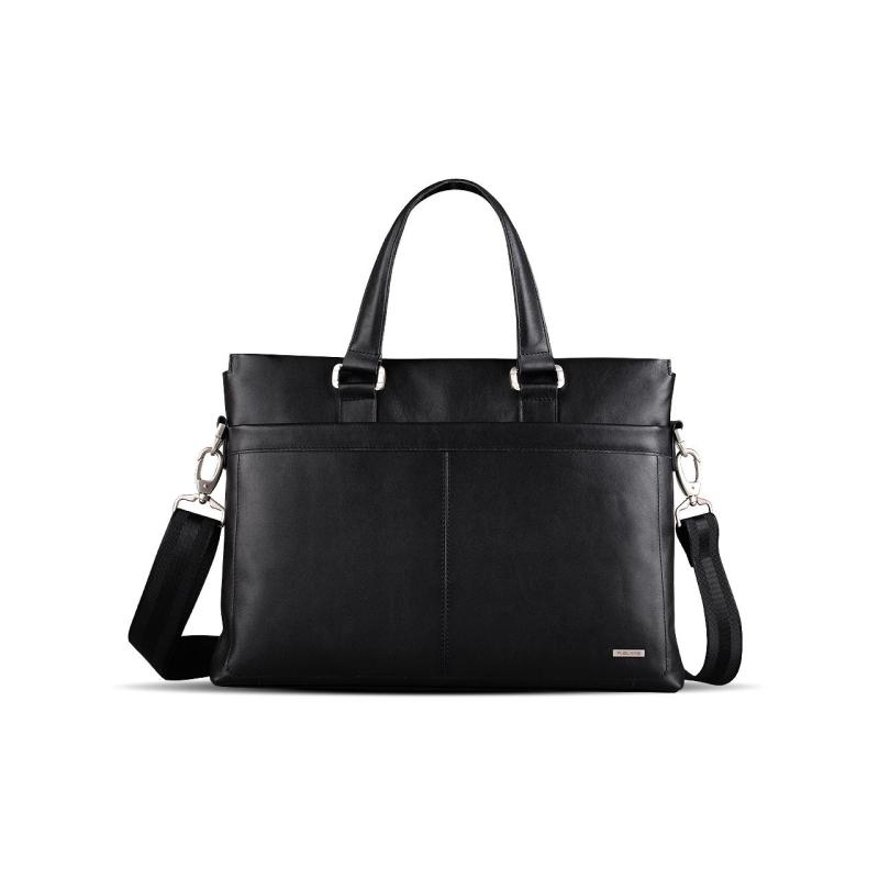 Сумка деловая RONALD BLACK кожа черный, 43426