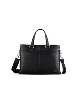 Сумка деловая RONALD BLACK кожа черный, 43426