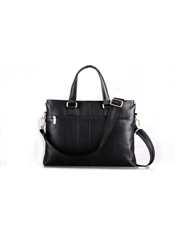 Сумка деловая RONALD BLACK кожа черный, 43426